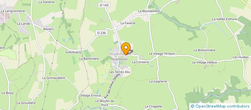 localisation de l'entreprise MONSIEUR BENOIT DESCHAMPS  HUDIMESNIL