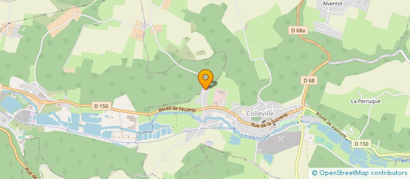 localisation de l'entreprise MONSIEUR BENOIT DESCHASAUX  COLLEVILLE