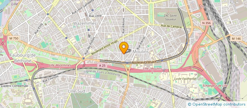 localisation de l'entreprise MONSIEUR BENOIT DESMARETS à LILLE