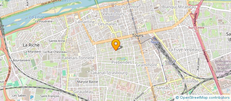 localisation de l'entreprise MONSIEUR BENOIT DESOMBRE  TOURS