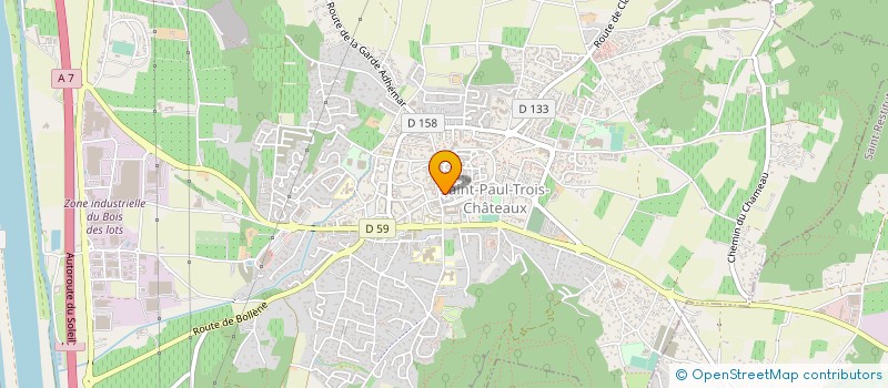 localisation de l'entreprise MONSIEUR BENOIT DESRUES à SAINT-PAUL-TROIS-CHATEAUX