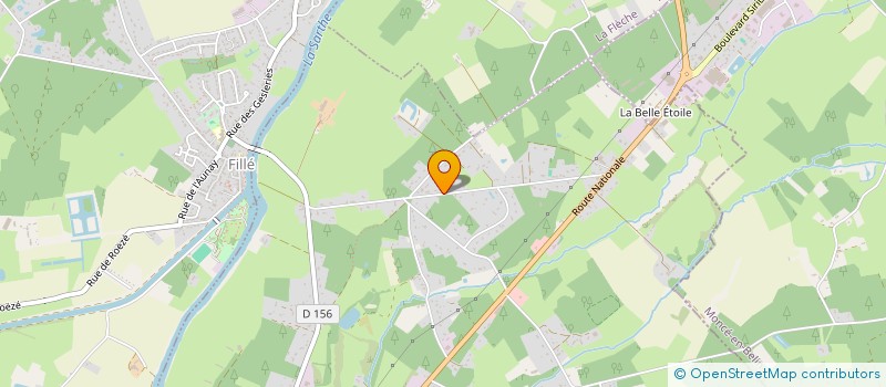 localisation de l'entreprise MONSIEUR BENOIT DESTOUCHES  GUECELARD