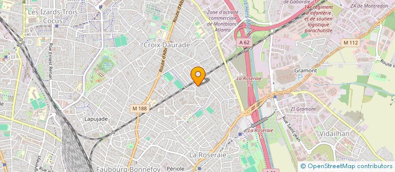 localisation de l'entreprise MONSIEUR BENOIT DETRAIN à TOULOUSE