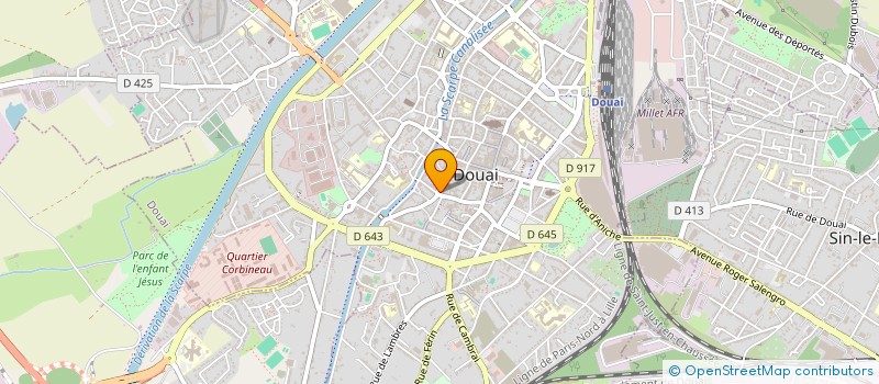 localisation de l'entreprise MONSIEUR BENOIT DETREZ à DOUAI