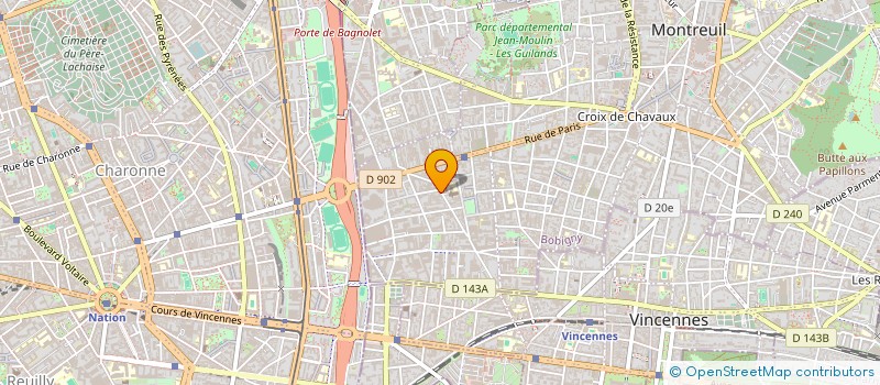 localisation de l'entreprise MONSIEUR BENOIT DEVALLET à MONTREUIL