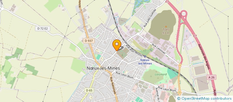localisation de l'entreprise MONSIEUR BENOIT DHORMES à NŒUX-LES-MINES