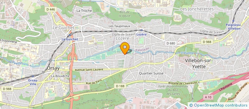 localisation de l'entreprise MONSIEUR BENOIT DIGARD à ORSAY