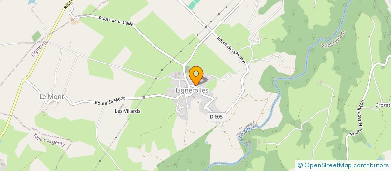 localisation de l'entreprise MONSIEUR BENOIT DIOT à LIGNEROLLES