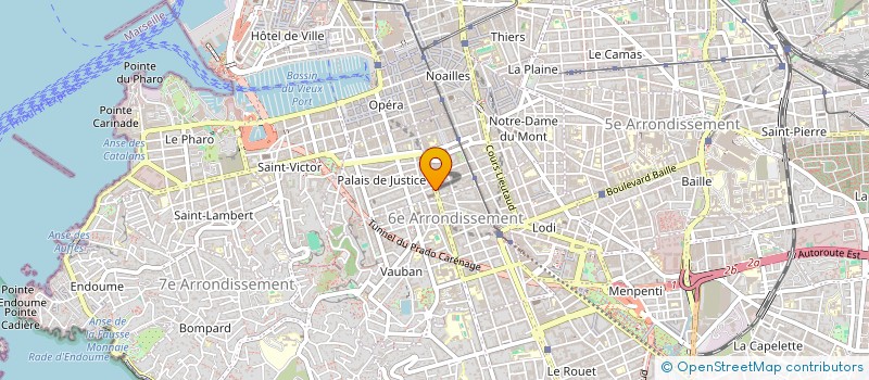 localisation de l'entreprise MONSIEUR BENOIT DJABALI  MARSEILLE