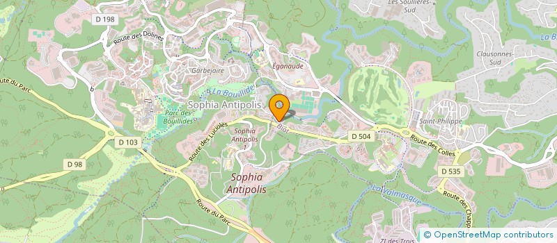 localisation de l'entreprise MONSIEUR BENOIT DORIN  BIOT