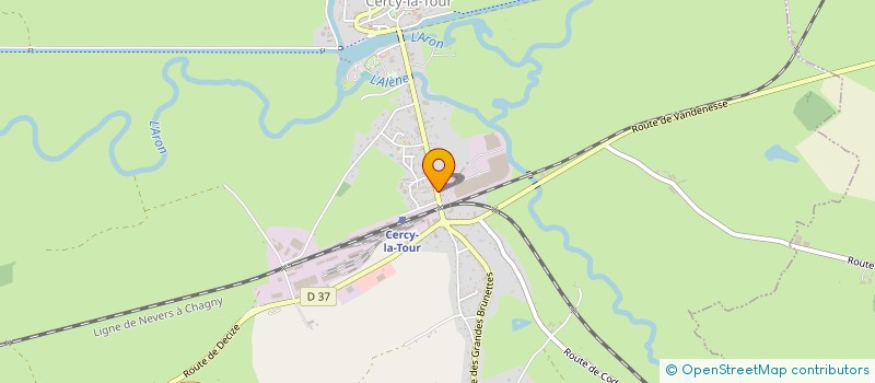 localisation de l'entreprise MONSIEUR BENOIT DOUBRE  CERCY-LA-TOUR