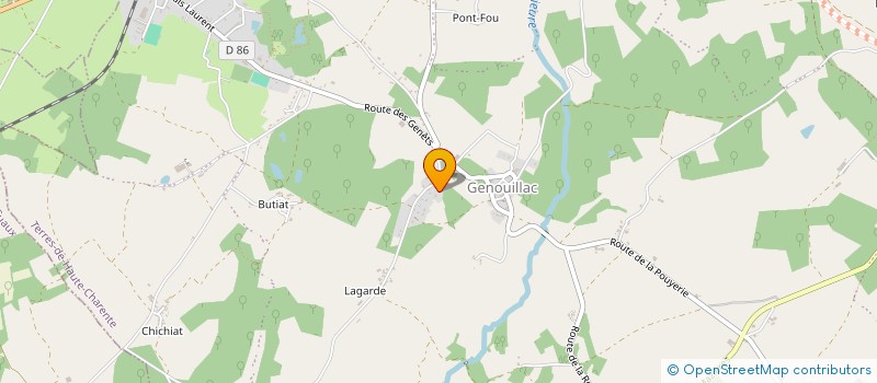 localisation de l'entreprise MONSIEUR BENOIT DOUMET à TERRES-DE-HAUTE-CHARENTE