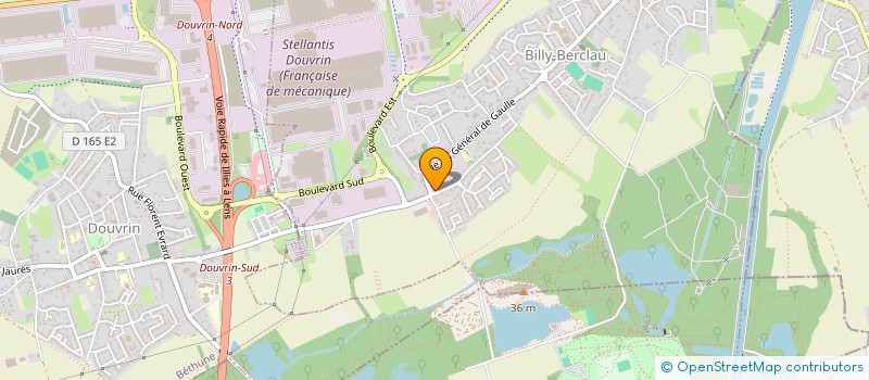 localisation de l'entreprise MONSIEUR BENOIT DRELON  BILLY-BERCLAU