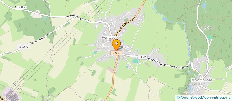 localisation de l'entreprise MONSIEUR BENOIT DROUAINE  RENWEZ