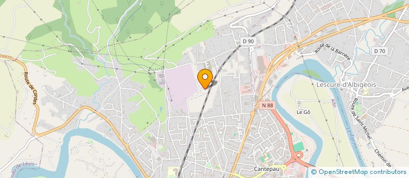 localisation de l'entreprise MONSIEUR BENOIT DROUET à ALBI