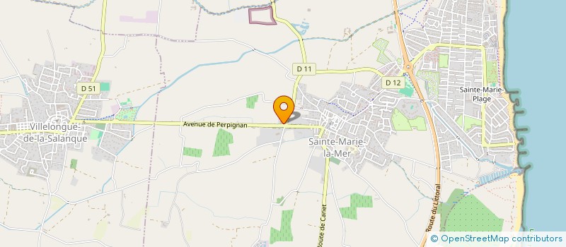 localisation de l'entreprise MONSIEUR BENOIT DUBOIS  PERPIGNAN