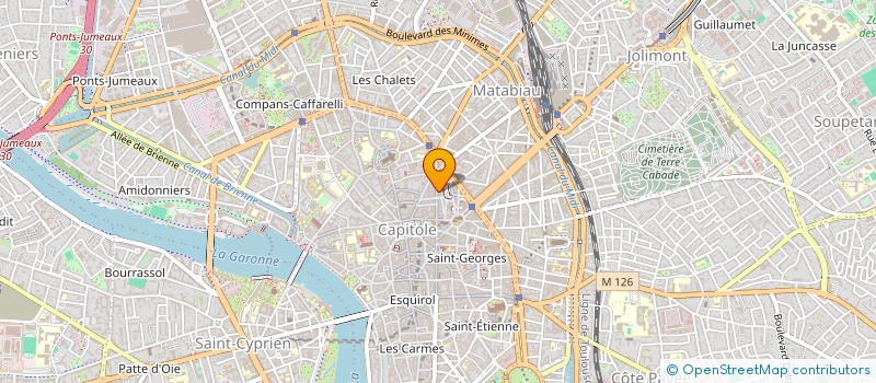 localisation de l'entreprise MONSIEUR BENOIT DUBOURDIEU  TOULOUSE