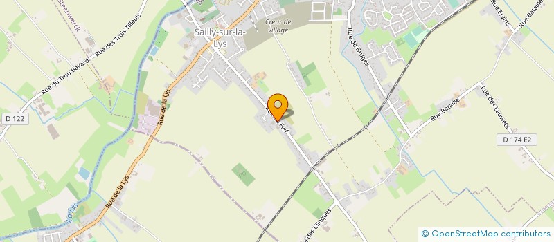 localisation de l'entreprise MONSIEUR BENOIT DUBRULLE  SAILLY-SUR-LA-LYS