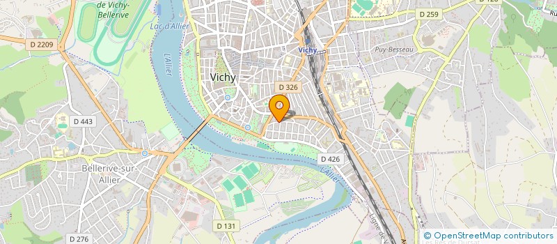 localisation de l'entreprise MONSIEUR BENOIT DUCHER à VICHY