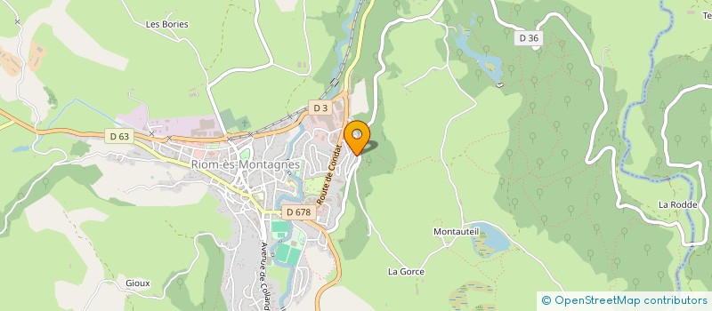 localisation de l'entreprise MONSIEUR BENOIT DUCHER à RIOM-ES-MONTAGNES