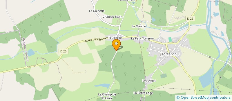 localisation de l'entreprise MONSIEUR BENOIT DUCLOU  MENETOU-COUTURE