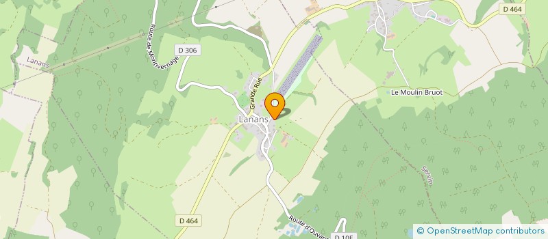 localisation de l'entreprise MONSIEUR BENOIT DUFAY  LANANS