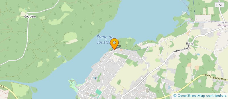 localisation de l'entreprise MONSIEUR BENOIT DUHAA  SOUSTONS