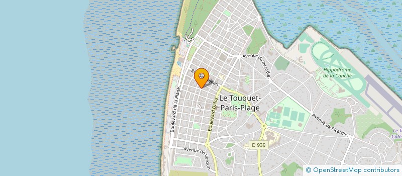 localisation de l'entreprise MONSIEUR BENOIT DUHAMEL à LE TOUQUET-PARIS-PLAGE