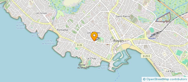 localisation de l'entreprise MONSIEUR BENOIT DULAC à ROYAN