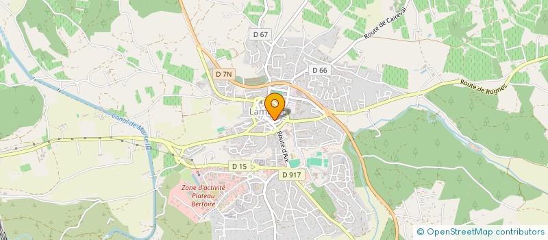 localisation de l'entreprise MONSIEUR BENOIT DUMASDELAGE à LAMBESC