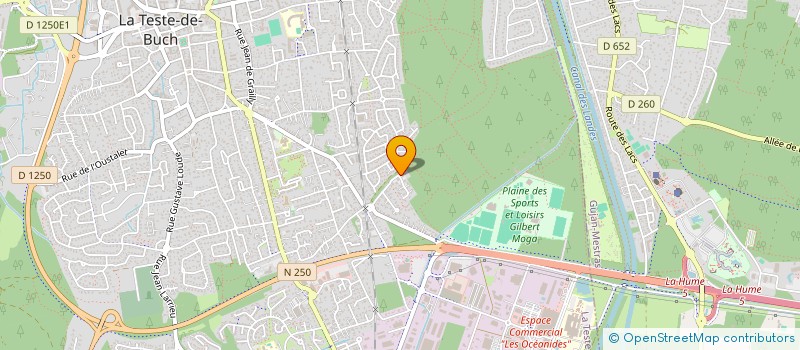 localisation de l'entreprise MONSIEUR BENOIT DUMEAU à LA TESTE-DE-BUCH