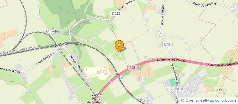 localisation de l'entreprise MONSIEUR BENOIT DUMESNIL  NOINTOT