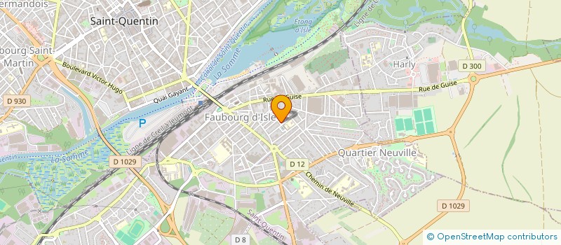 localisation de l'entreprise MONSIEUR BENOIT DUMONTEIL à SAINT-QUENTIN