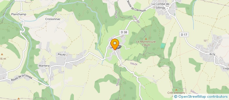 localisation de l'entreprise MONSIEUR BENOIT DUNOYER  THUSY