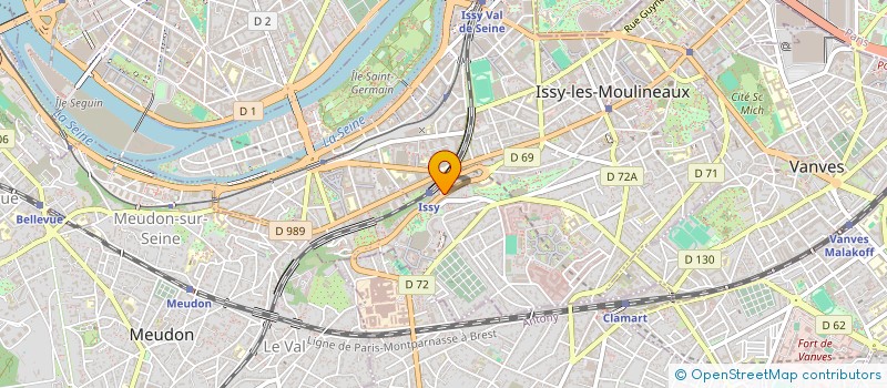localisation de l'entreprise MONSIEUR BENOIT DUPONT à ISSY-LES-MOULINEAUX