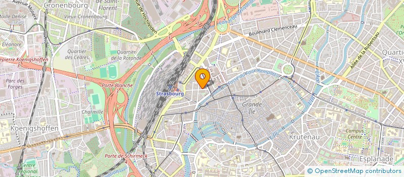 localisation de l'entreprise MONSIEUR BENOIT DUPONT à STRASBOURG