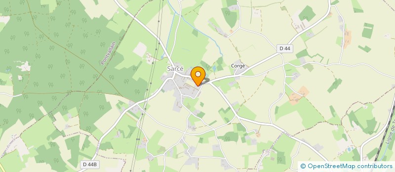 localisation de l'entreprise MONSIEUR BENOIT DUPUIS  SARCE