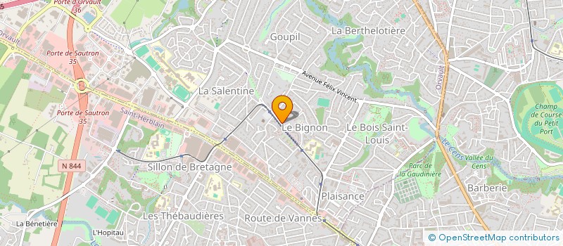 localisation de l'entreprise MONSIEUR BENOIT DURAND à ORVAULT