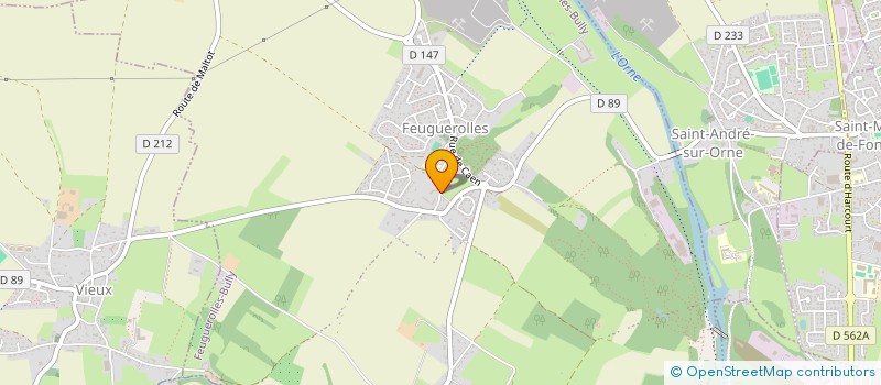 localisation de l'entreprise MONSIEUR BENOIT DUREL  FEUGUEROLLES-BULLY