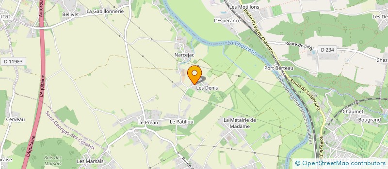 localisation de l'entreprise MONSIEUR BENOIT DURIF  SAINTES