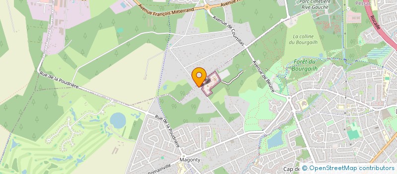 localisation de l'entreprise MONSIEUR BENOIT DUROU à PESSAC