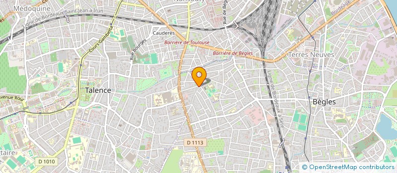 localisation de l'entreprise MONSIEUR BENOIT DURU à BEGLES