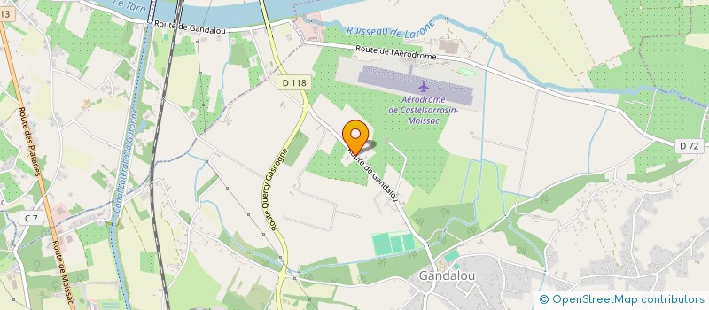 localisation de l'entreprise MONSIEUR BENOIT DUVERNEUIL  CASTELSARRASIN