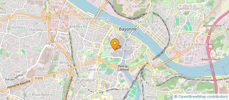localisation de l'entreprise MONSIEUR BENOIT EMMANUEL GOMEZ à BAYONNE