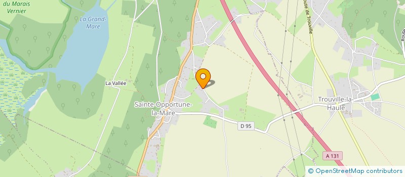 localisation de l'entreprise MONSIEUR BENOIT ERETEO  SAINTE-OPPORTUNE-LA-MARE