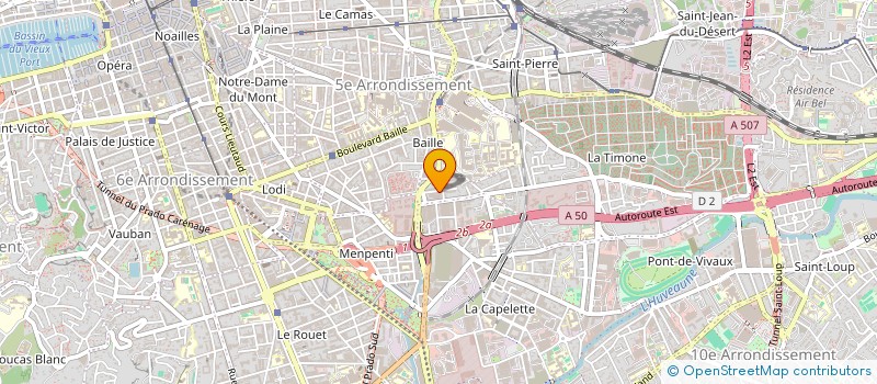 localisation de l'entreprise MONSIEUR BENOIT ERIC CARBONNEL  MARSEILLE