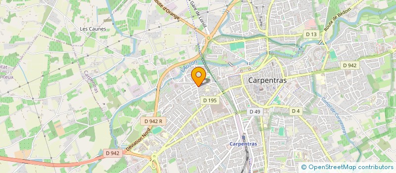 localisation de l'entreprise MONSIEUR BENOIT ERRERA à CARPENTRAS