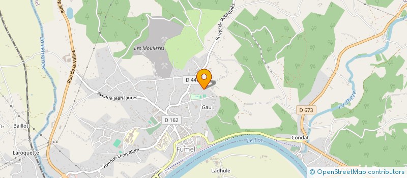 localisation de l'entreprise MONSIEUR BENOIT ESCANDE  SAINT VITE