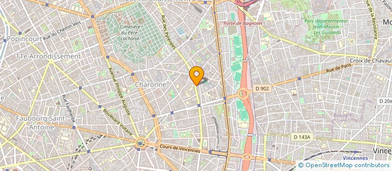 localisation de l'entreprise MONSIEUR BENOIT ESPAGNE  PARIS