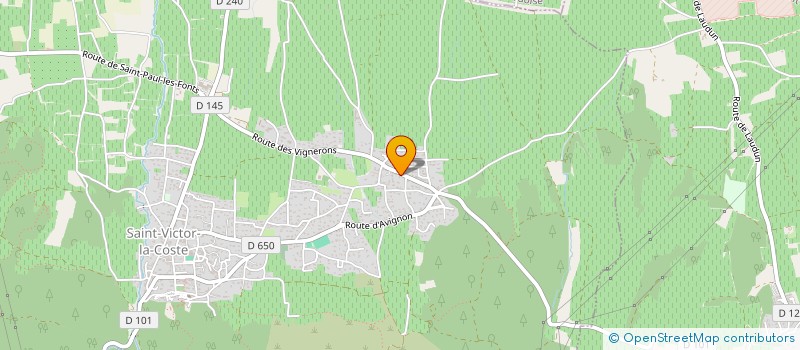 localisation de l'entreprise MONSIEUR BENOIT ESTOURNEL  LAUDUN L'ARDOISE